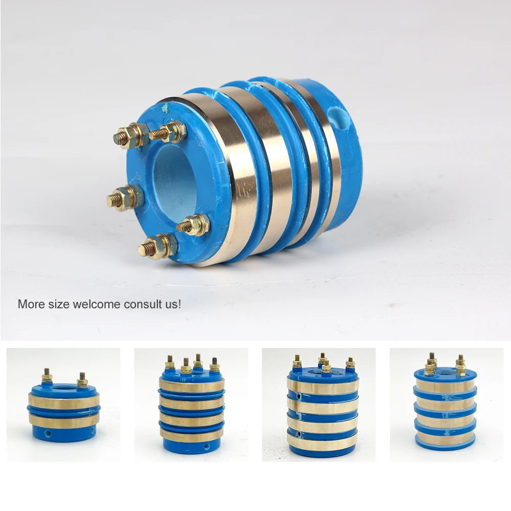 金属バンドリンク 付属品付き 1 Set 2/4-way Collectors Slip Ring Assembly 20mm 25mm Shaft
