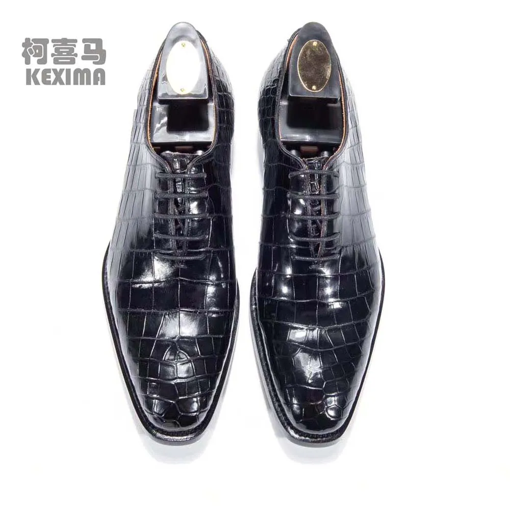 

chue new men dress shoes men formal shoes men crocodile leather shoes wedding shoes fior male business