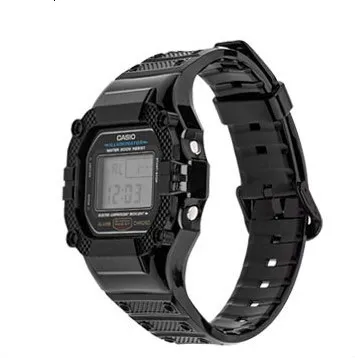 Watch Band Strap For Casio DW5600 GW-5610 Bracelet Watchband Cover Resin Wristband Screen Protectors Case for G-SHOCK Wrist band 