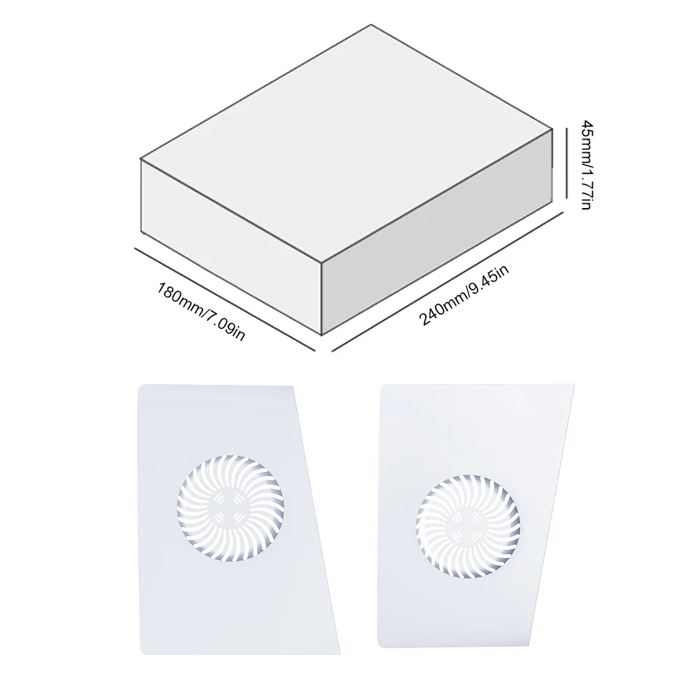 For PS5 Slim Playstation 5 Slim Console Faceplate with Cooling Vent Upper Top Half Replacement Face Plate Protective Shell Cover