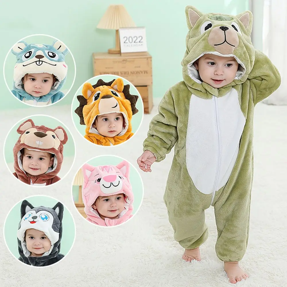 

Baby Newborn Bodysuit Infant Hooded Romper Jumpsuit Pajamas Suit