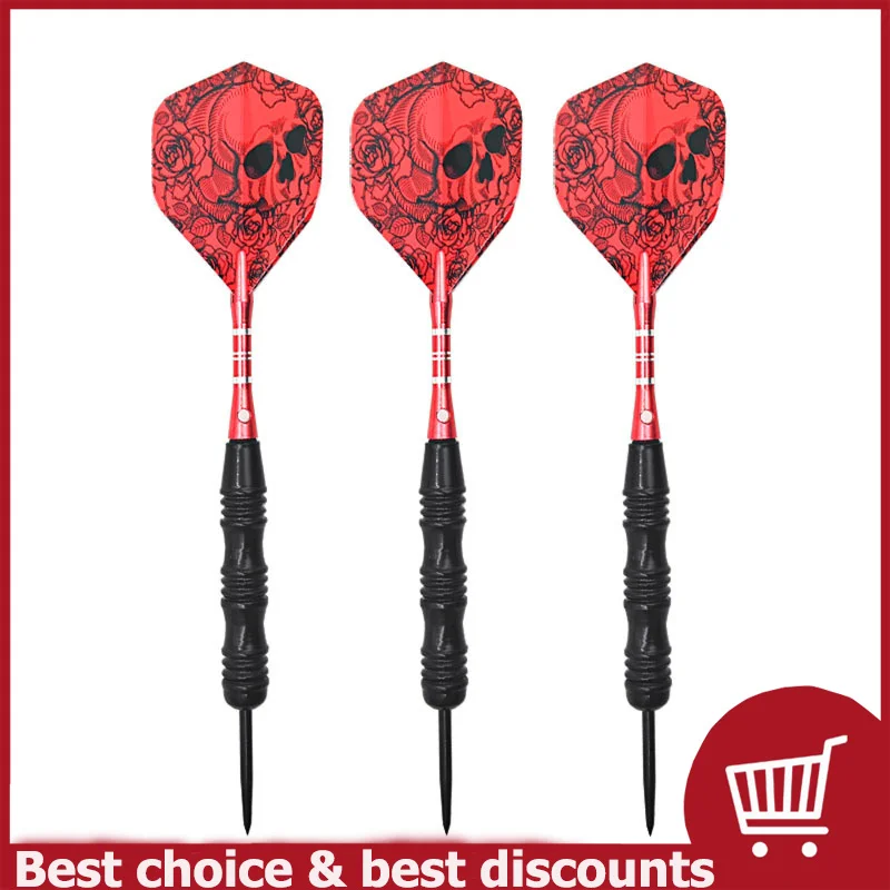 

Fox Smiling 3pcs Darts 23g 152mm Red Skull Steel Tip Darts