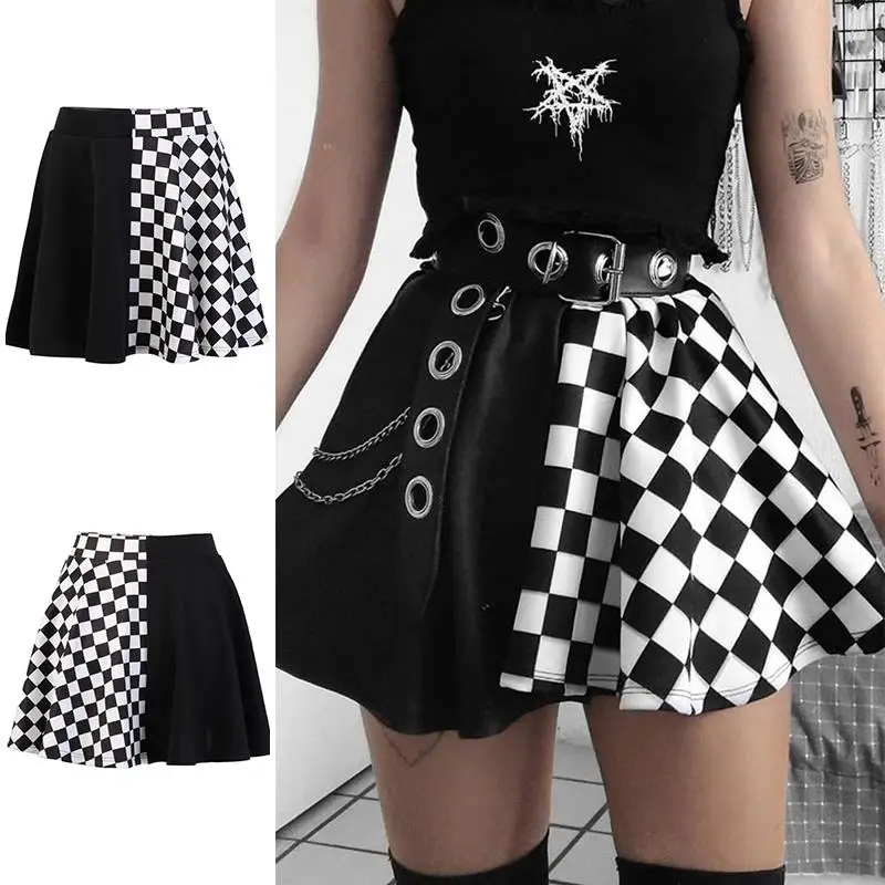 Gothic Lolita High Waist  Skirt Women's Design Sensual Punk Sle ort Skirt Streetwear Brand Unbranded A-Line Skirt