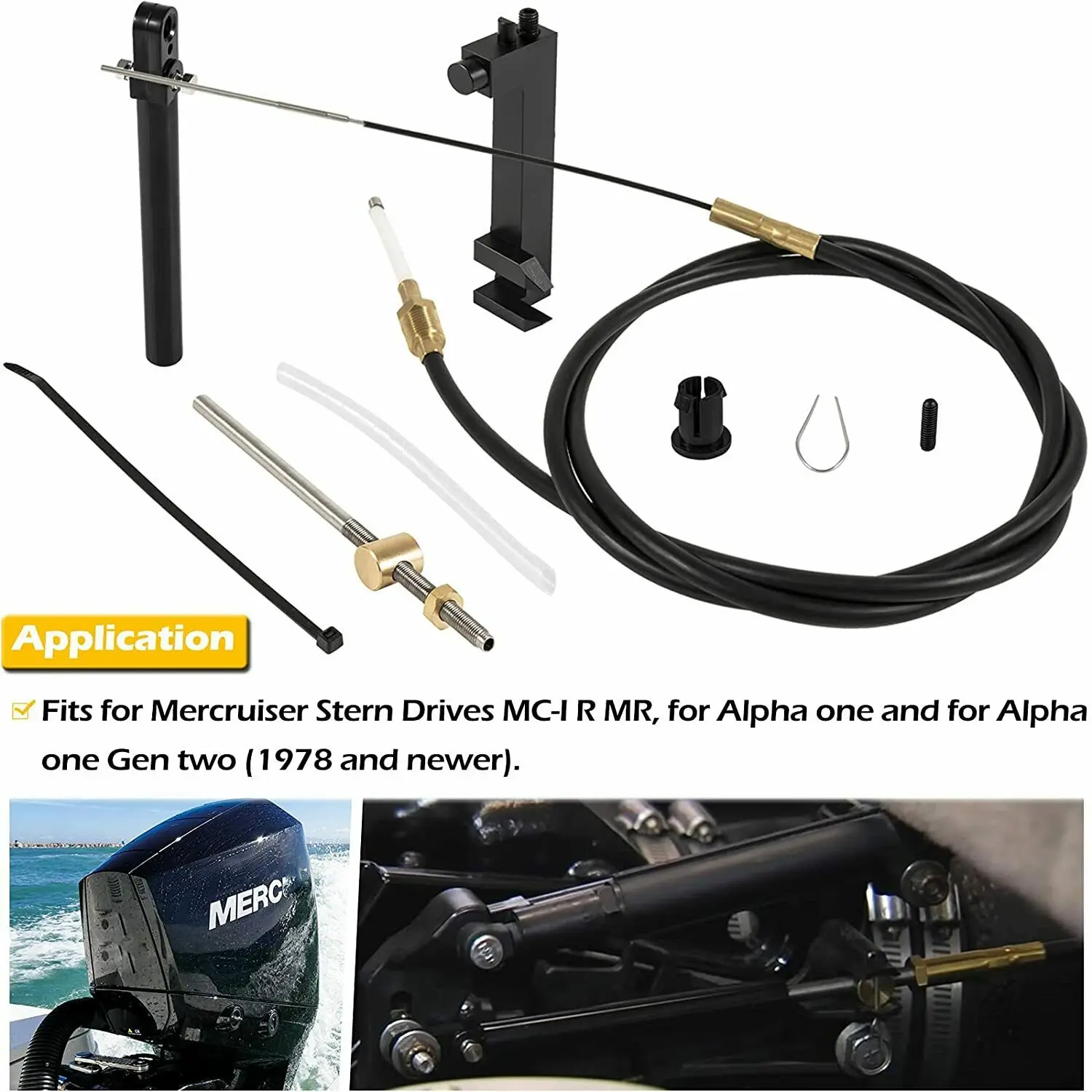 Chuangqian 865436a02 Lower Shift Cable Kit Yacht Accessories For 