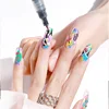 TSZS Nail Art Drawing Graffiti Pen Gel Pencil Plastic Painting Liner Brush White Marker Pen Nail Manicure Decoration Tools 2