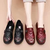 Spring Autumn New Style Flat Bottom Beijing Cloth Shoes Women's Comfortable Casual Shoes round Toe Synthetic Upper for Adults