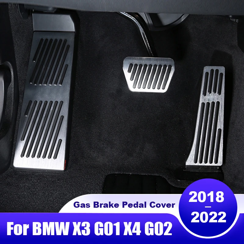 

For BMW X3 G01 X4 G02 IX3 G08 2018 2019 2020 2021 2022 Car Accelerator Brake Foot Rest Pedals Cover Non-slip Pad Accessories