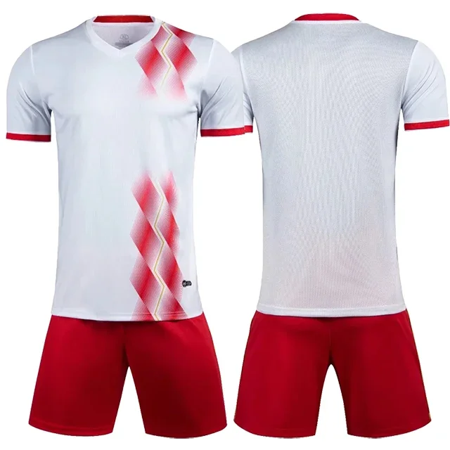 Conjunto de camiseta de fútbol para hombres y niños, chándal de fútbol, kit de camiseta de secado rápido, transpirable, uniforme de entrenamiento de equipo para hombres y niños