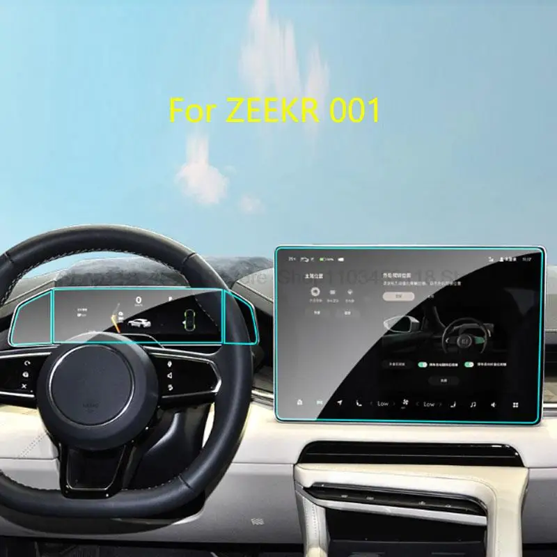 

Закаленное стекло для защиты экрана для ZEEKR 001 2021 2022 2023, автомобильный gps-навигатор, приборная панель, аксессуары для защиты от царапин
