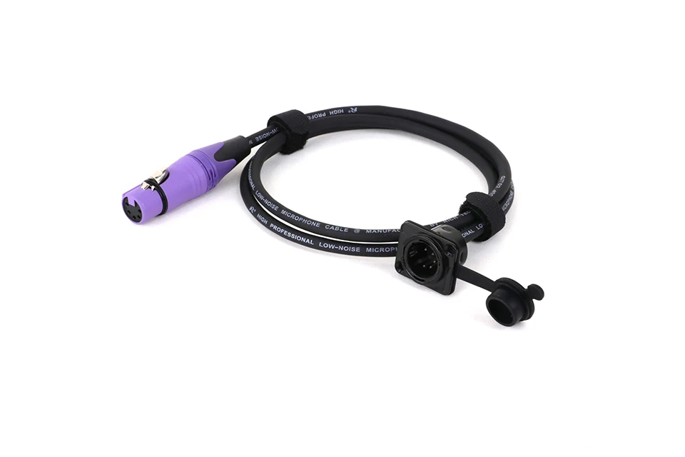 0,3–15 m D-Typ 5-poliger XLR-Stecker für Panelmontage auf Buchse, Durchgangsanschluss, XLR-Kabel – kein Lötmittel für Pro-Audio-Installationen – Detail 8