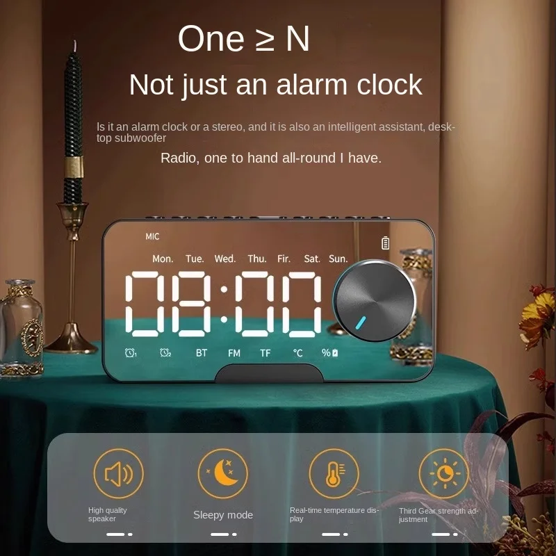 

Multi-functional alarm clock students special wake-up device children female male electronic clock small alarm strong wake up