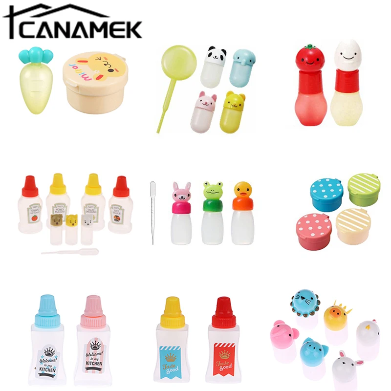 Portable Tomato Ketchup Sauce Bottle Kitchen Jars Mini Seasoning Salad