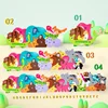 Animal Wooden Jigsaw Puzzle Montessori Kids Cartoon 3D Puzzles Games Baby Early Learning Educational Toys for Children 3