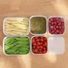 700/900/1000/1400ml Plastic Lunch Box Microwave Oven Safe Bento Food Container Stackable Picnic Fruit Food Storage Kitchen Tools 4