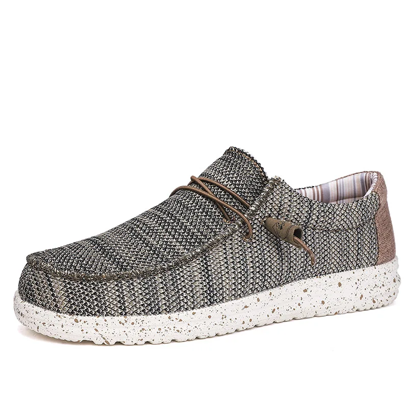 Shoes for Men's Canvas Shoes 2023 Summer New Walking Shoes Casual  Breathe Lightweight and Comfortable Hiking Large Slip-On