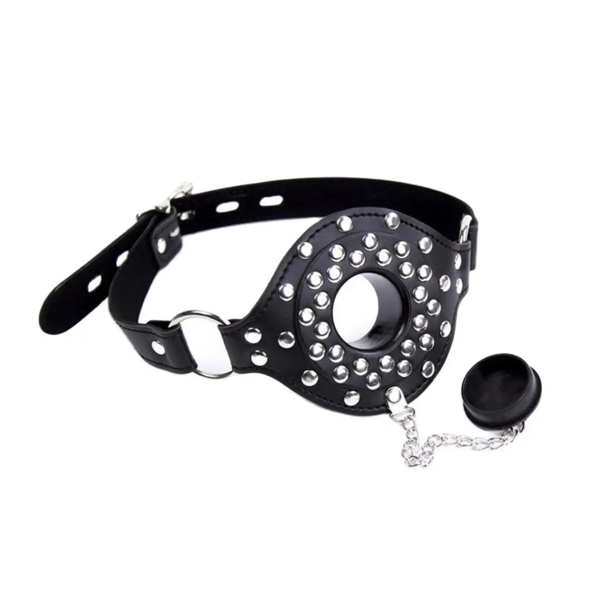 BDSM Breathable due O-Ring Ball Gags Mouth Gag Fetish Ball for women men Leather Oral Fixation Flirting Cosplay role Sex Toys