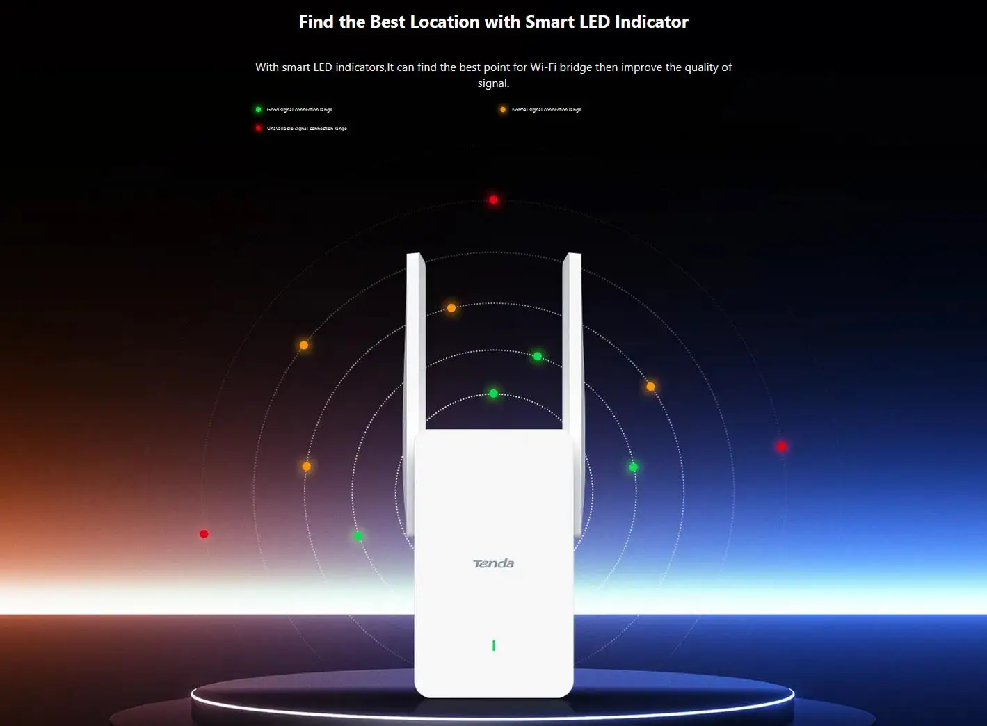 Tenda A23 WiFi6 Extensor Booster Faixa 2.4Ghz