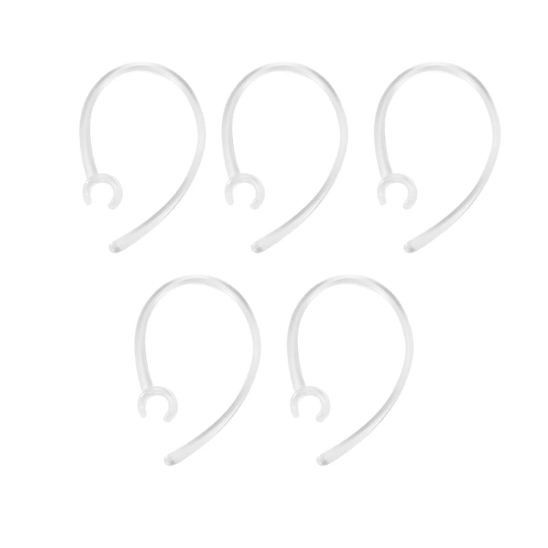 

20X Universal Small Clamp Bluetooth Ear Hook Loop Clip Replacement Clear