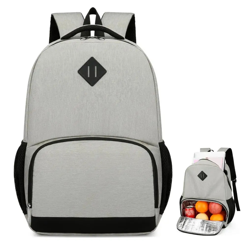 

Men Insulated Cooler Backpack Lightweight 20-35l Large-capacity Oxford Cloth Lunch Backpack Cooler Bag