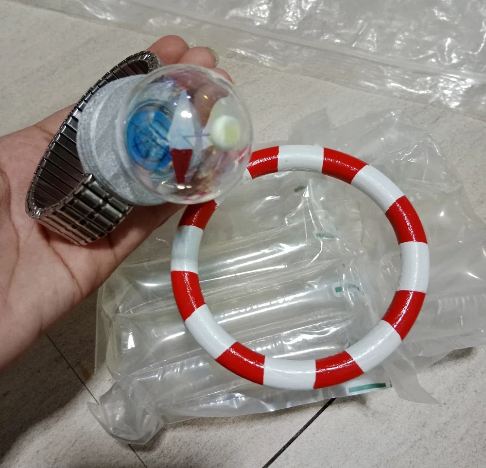 Portgas D. Ace Necklace Bracelet Log Pose Bag Cosplay Pointer Watch Cosplay Prop 3PC