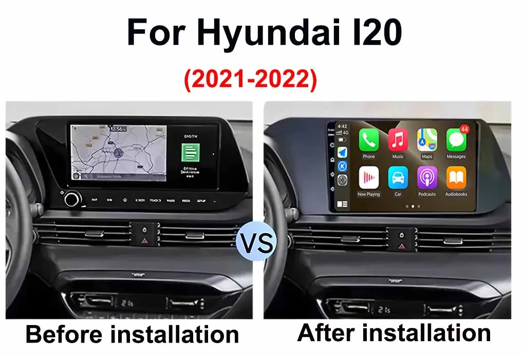 Für Hyundai I20 2021 - 2022 Video Player Android Auto Auto Radio Multimedia Stereo Carplay GPS Navigation 4G WIFI BT Keine 2din – Detail 1