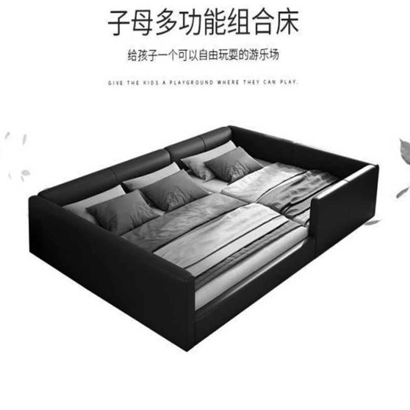 

Family Bed Parent-Child Bed Family Four-Mouth Widened Splicing Bed 3 M Oversized Guardrail Bed