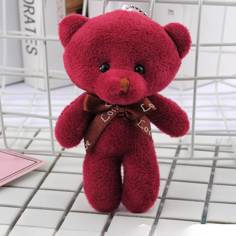 thumbnail image 1 of Teddy Bears Stuffed Plush Toy Mini Bear Doll Toy Keychain Bag Pendant Wedding Decoration kids Birthday Party Gifts, 1 of 5
