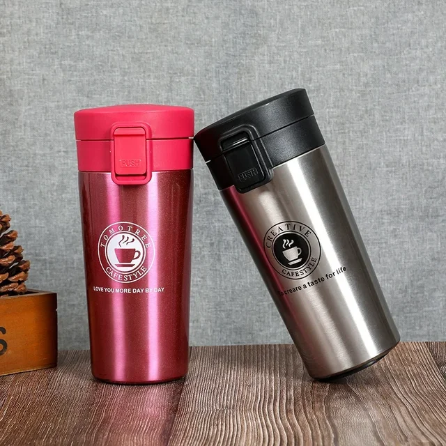 380/510ML Thermal Mug Leak-proof Stainless Steel Thermos Coffee Cup Vacuum Flask Outdoor Sports Water Bottle Insulated Cup 5