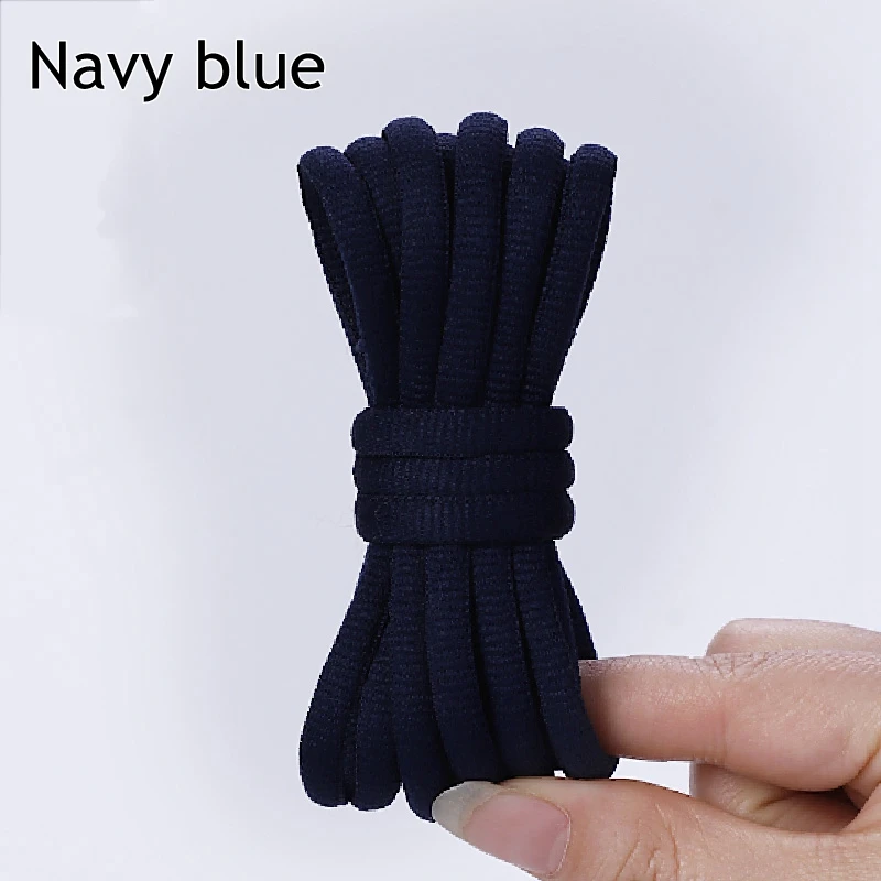 Durable Oval Athletic Shoe Laces - Fade-Resistant Half Round Strings