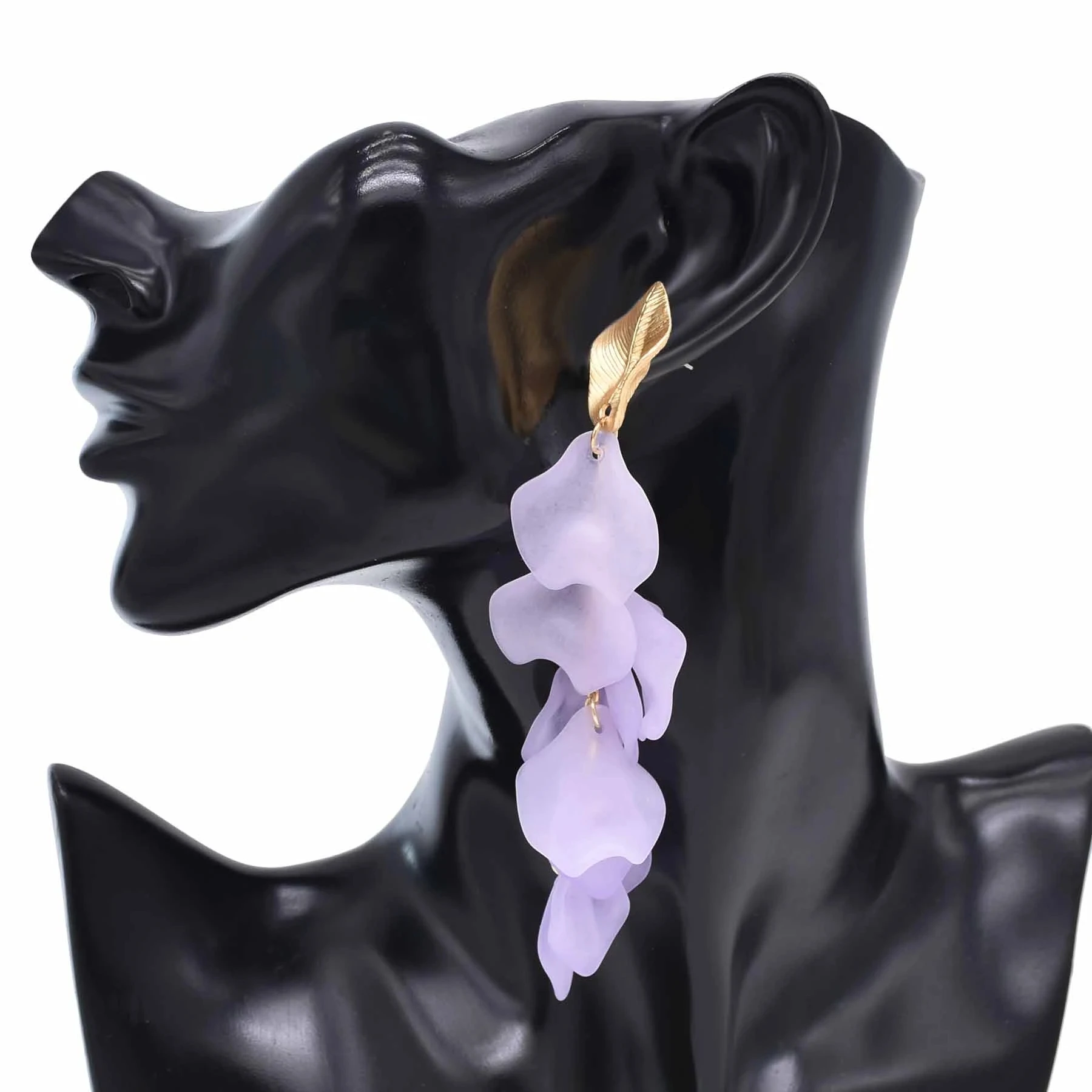 

Модные и крупные женские модные серьги из акрила с разноцветными цветами