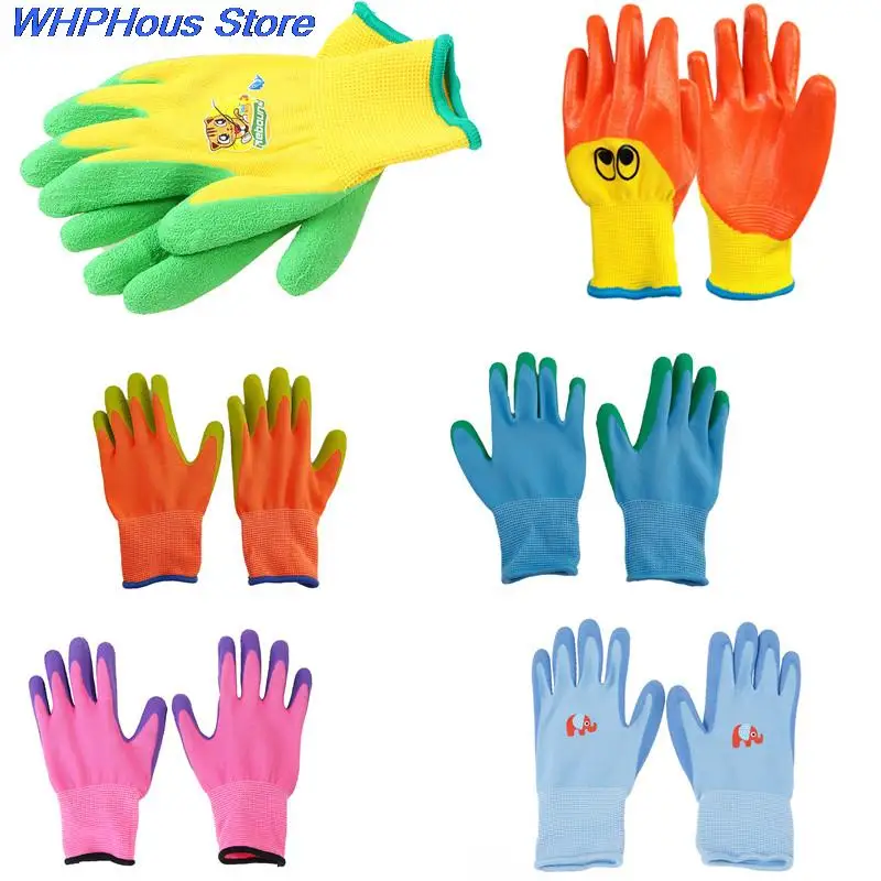 Protective gloves garden work gloves 2PCS for kids