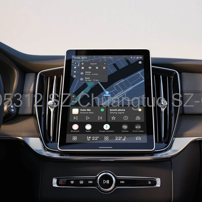 Tempered Glass Screen Protector For Volvo XC40 XC60 XC90 V90 S90 2017-2023 - 9" Touchscreen