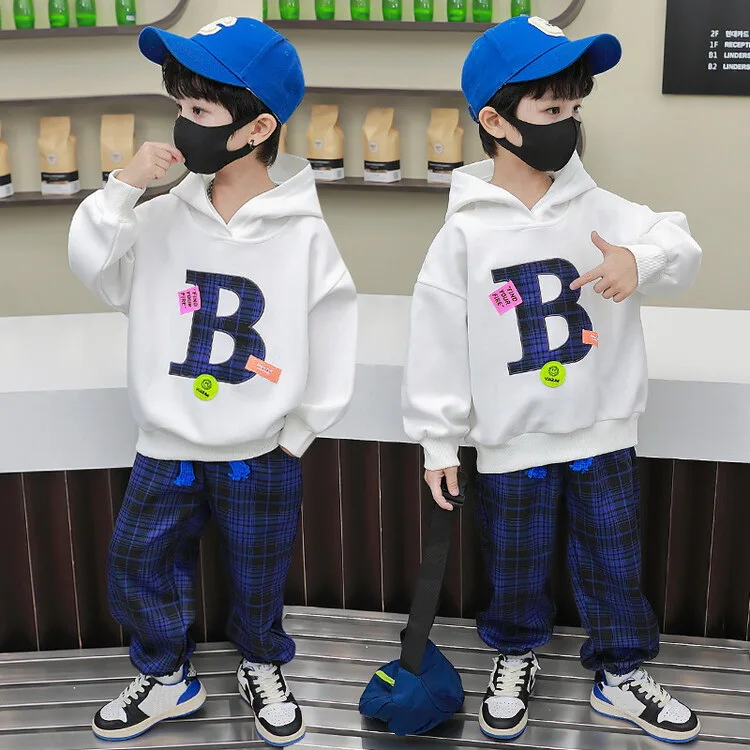 

Cotton Baby Boy Girl Clothes Spring Suit Boys Sets Cute Toddler 2-10 Year Kids Sweatshirt+Pants 2pcs Outfits Children Sport Suit