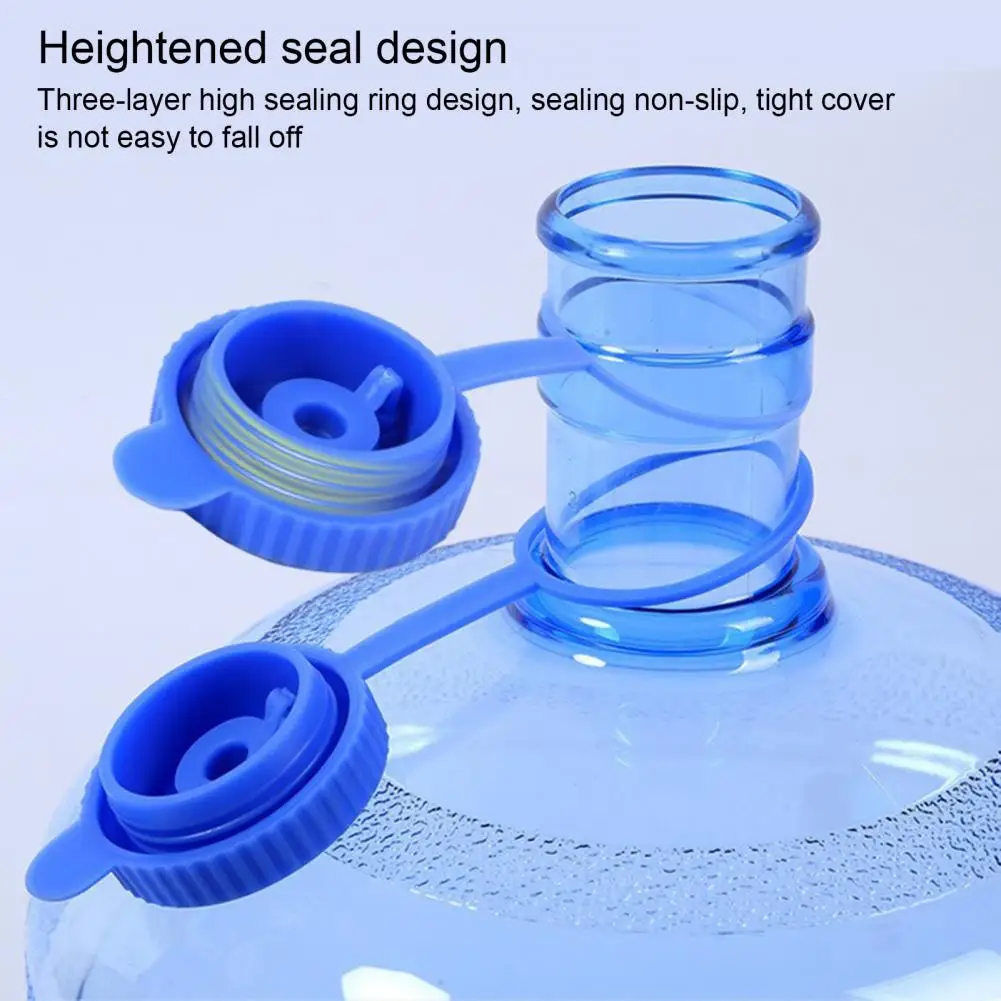 5 Gallon Water Jug Lid Food Grade Leak Proof Reusable Water Bucket Sealing Lid Universal 45MM Dispenser 5Pcs