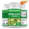 Spirulina Capsules - Green Superfood Heart Support Eye & Brain Health, Antioxidant