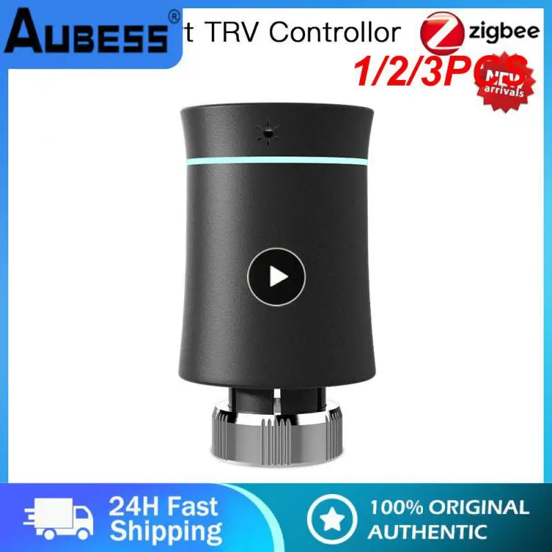 

1/2/3PCS Zigbee3.0 Wireless Remote Control Trv Temperature Controller Voice Control Smart Thermostat Programmable