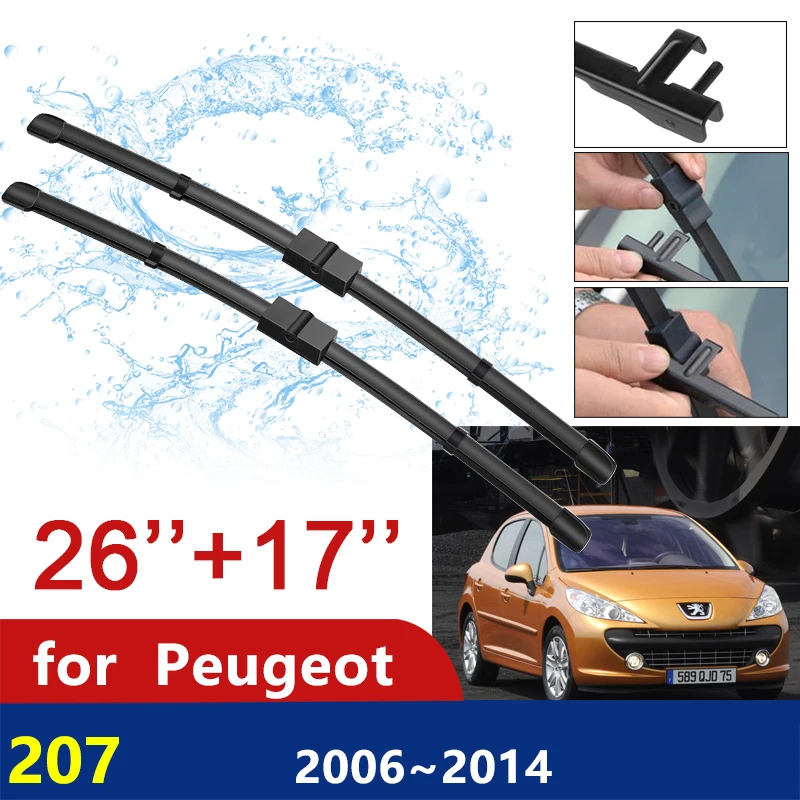  Para Peugeot 7cc 7sw Cc Sw ~ limpiaparabrisas de coche, limpiaparabrisas delantero, accesorios para coche