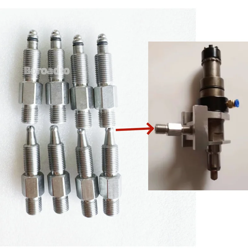 Diesel Injector Clamp Fixture Adaptor Inlet Oil Tube Pipe Repair Tool ...