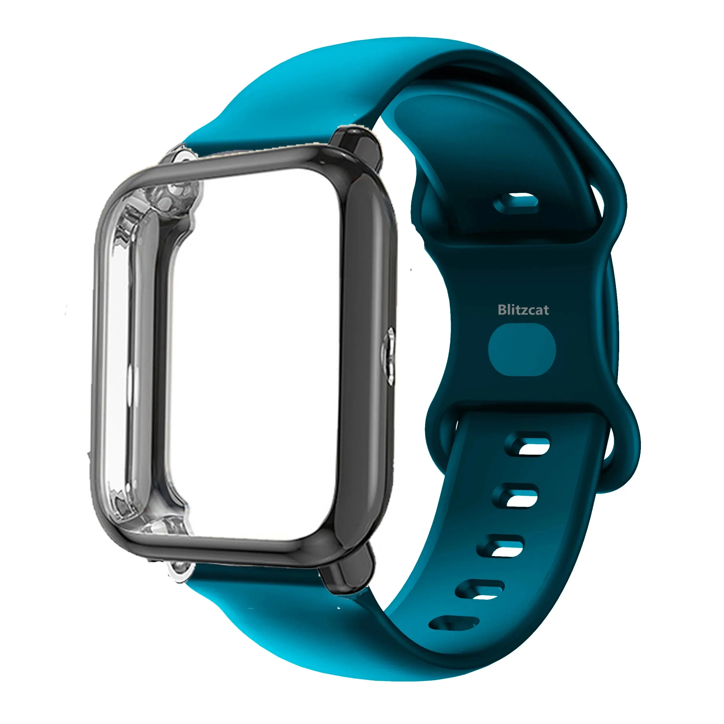 Silicone Band Bracelet with TPU Protective Case