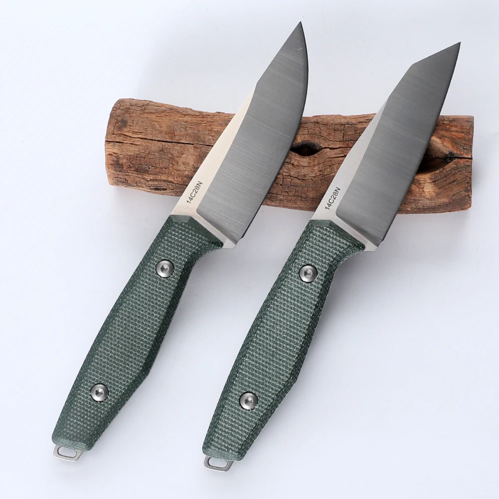 JEABROTHER Tactical Knife 14c28n Steel Belt Kydex Scabbard Hunting Fixed Blade Knife EDC Quan Tang Fishing Survival Knife 2