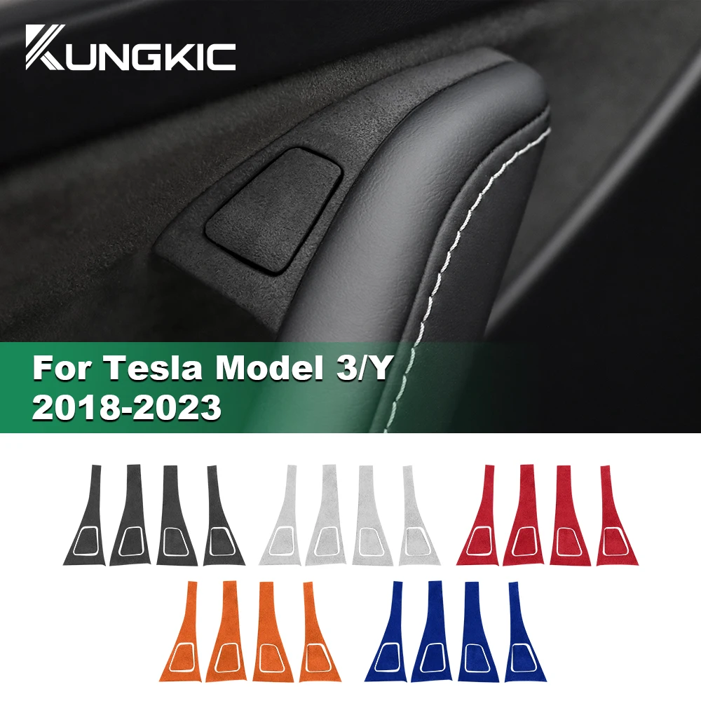 

Для Tesla Model 3, модель Y 2018-2023, Италия, супер замша, кнопка переключения окна автомобиля, наклейка, дверная подъемная панель управления, аксессуары