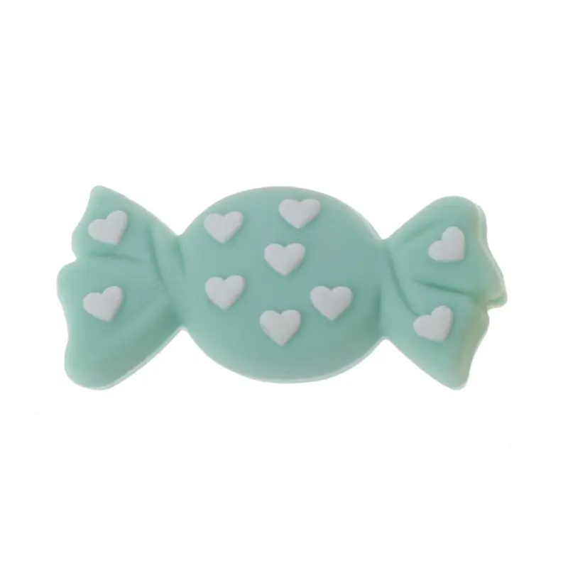 

Colorful Candy Silicone Beads DIY Baby Teething Necklace Nursing Toy Accessories