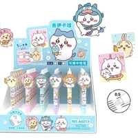 6pcs Chiikawa Pendant Gel Pen Cartoon Cute High-value Pendant Ornaments Press Signature Pen Student Stationery Wholesale 1