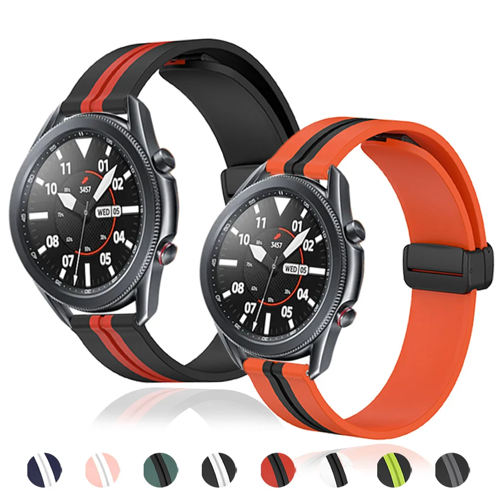 Cinturino In Silicone Per Samsung Galaxy Watch 3 45/41Mm 42/46Mm Cinturino Sportivo Galaxy Watch Active 2 Gear S3/Bracciale Sportivo Correa 20 22Mm