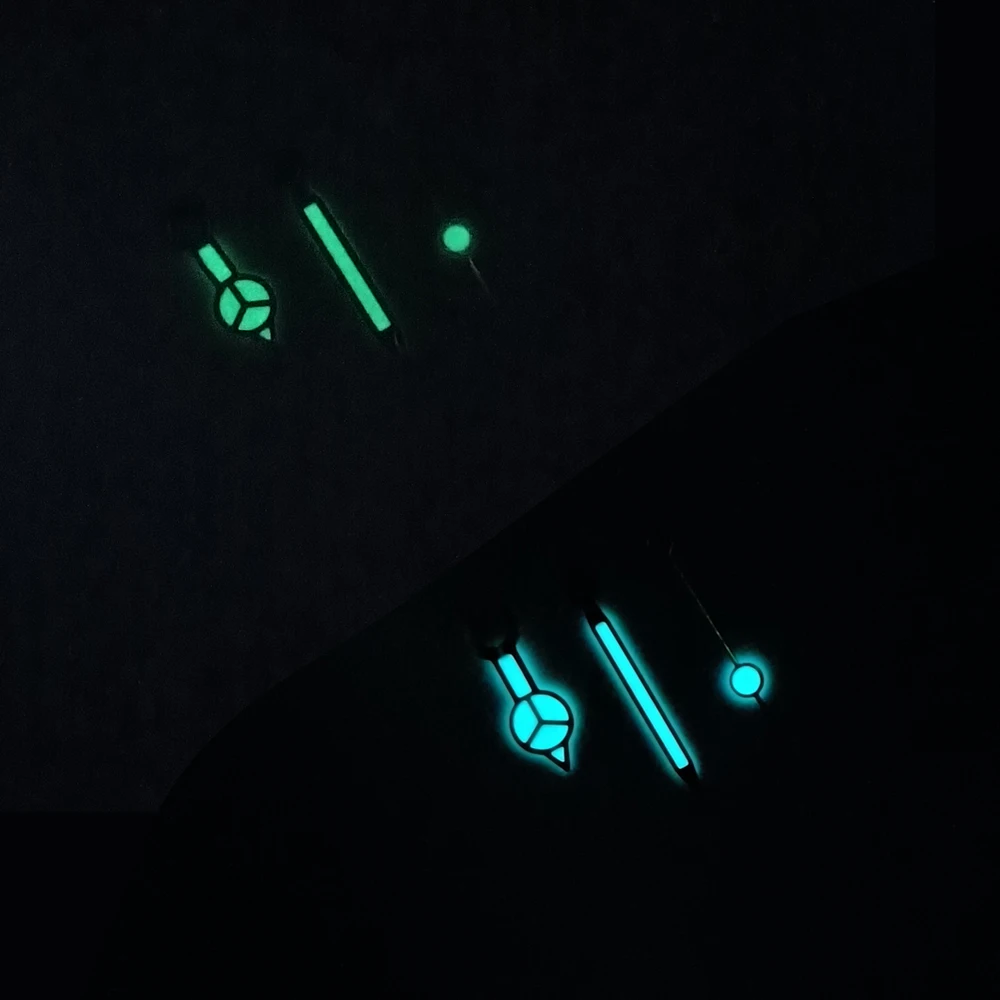 Watch Accessories Green Luminous Watch Hands for Automatic Movement Wristwatches