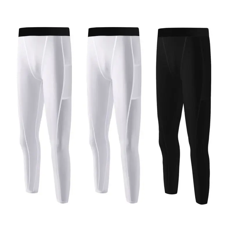 Boys Sports Compression Leggings Children Exercise Compression Pants Base Layer Kids Fitness Basketball Football Tight Pants kids leggings
