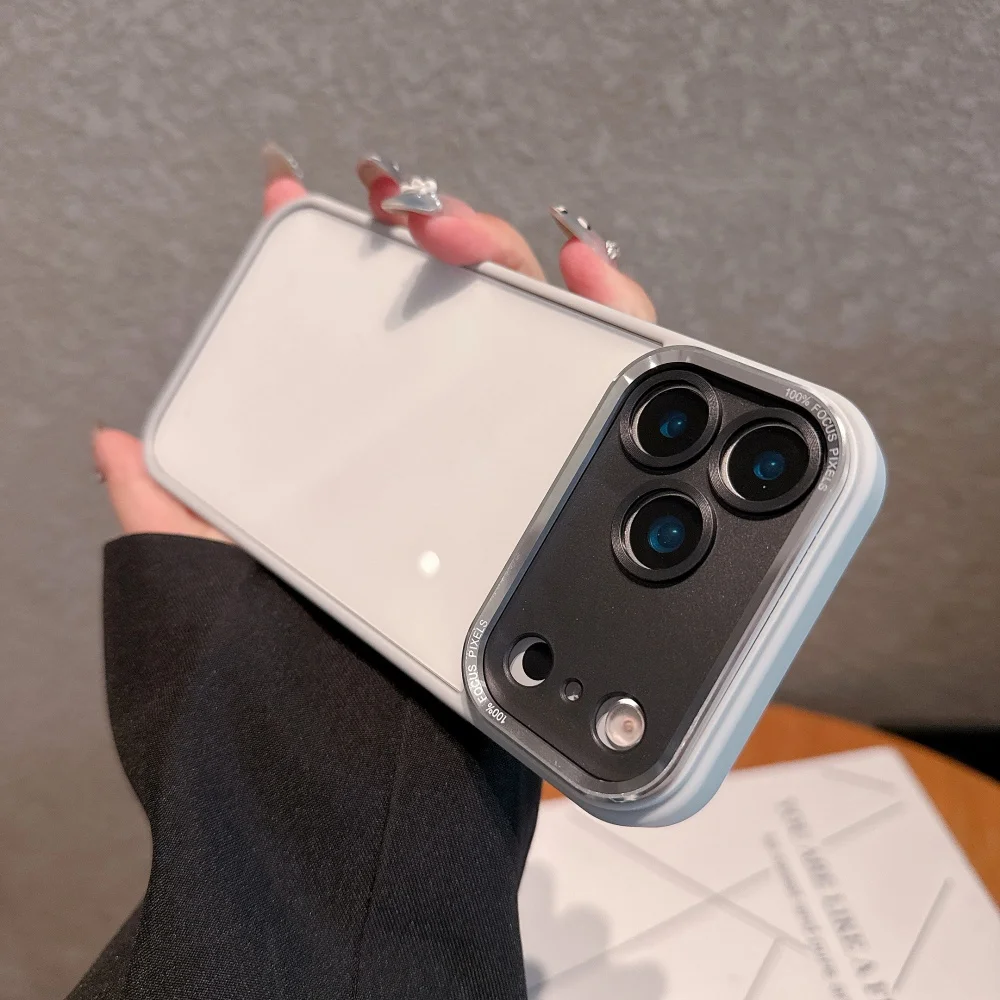 Premium Crystal Clear Shockproof Acrylic Case with Lens Protection