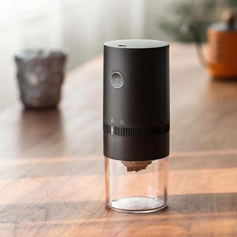Portable Electric Coffee Grinder with USB Charging Adjustable Ceramic Grinding Core Long Endurance for Outdoor Travel 2