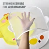 Baby Shower Toy Cute Duck Frog Net Toy Storage Bag Strong Suction Cup Baby Shower Game Bag Bathroom Organizer Water Toy 5