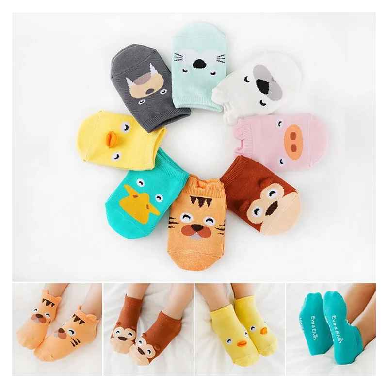 Newborn Kid Sock Non slip Animal Style Baby Boy Girl Floor Socks new